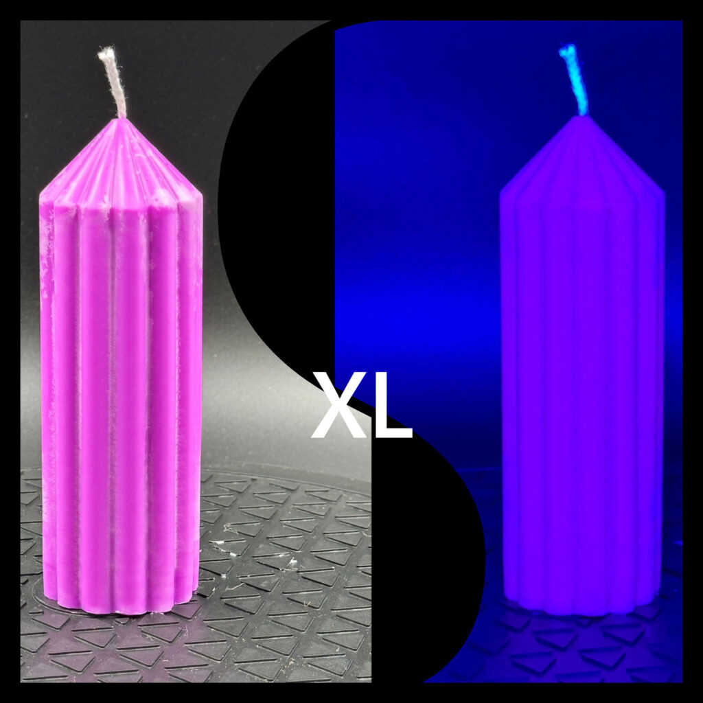 NEON Kaarsen - UV Kaarsen - Soja Wax - Candle Play